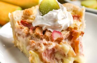Rhubarb Custard Pie – Spend W...
